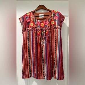 Savanna Jane Multicolor Embroidered Blouse